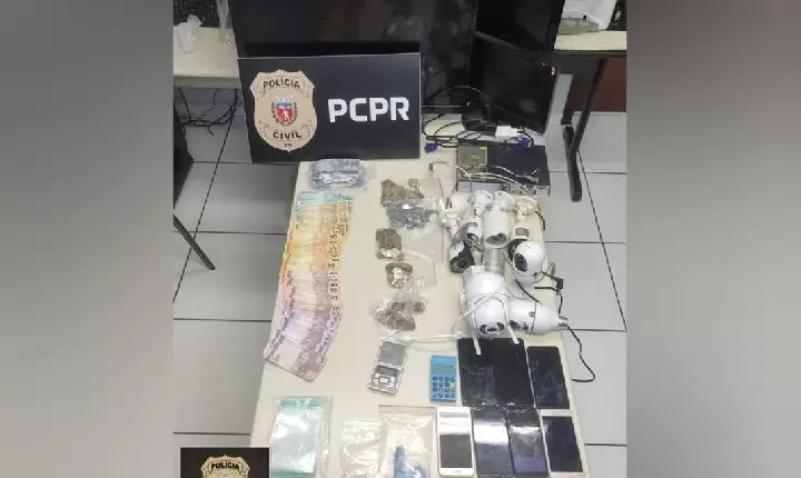 Polícia Civil fecha ponto de tráfico de drogas